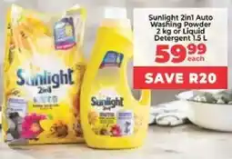 Food Lover's Market Sunlight 2in1 Auto Washing Powder or Liquid Detergent offer