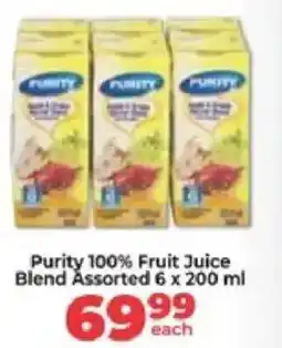 Food Lover's Market Purity 100% Fruit Juice Blend Assorted offer