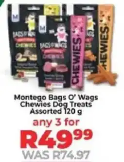 Food Lover's Market Montego Bags O' Wags Chewies Dog Treats Assorted offer
