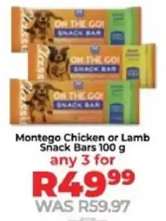 Food Lover's Market Montego Chicken or Lamb Snack Bars offer