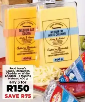 Food Lover's Market Food Lover's Gouda, Mozzarella, Cheddar or White Cheddar offer