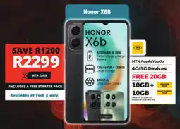 Checkers Honor X6B offer