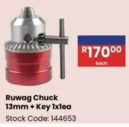 Africa Cash and Carry Ruwag Chuck + Key offer