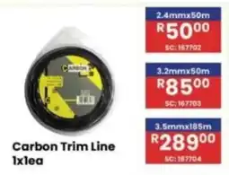 Africa Cash and Carry Carbon Trim Line offer