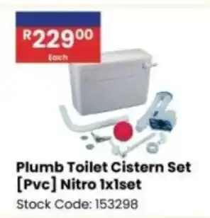 Africa Cash and Carry Plumb Toilet Cistern Set offer