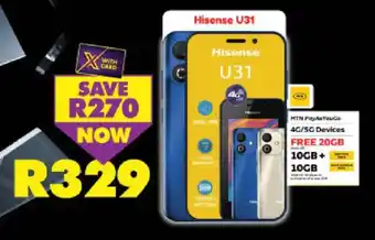 Shoprite Hisense U31 offer