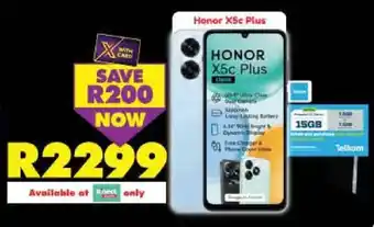 Shoprite Honor X5c Plus offer