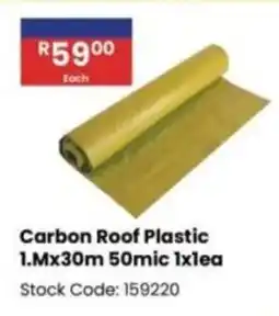 Africa Cash and Carry Carbon Roof Plastic offer