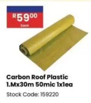 Africa Cash and Carry Carbon Roof Plastic offer