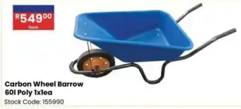 Africa Cash and Carry Carbon Wheel Barrow offer