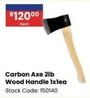 Africa Cash and Carry Carbon Axe 2lb Wood Handle offer