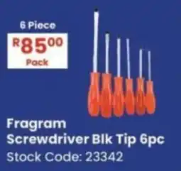 Africa Cash and Carry Fragram Screwdriver Blk Tip offer