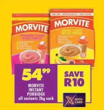 Shoprite MORVITE INSTANT PORRIDGE offer