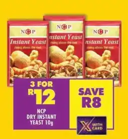 Shoprite NCP DRY INSTANT YEAST 10g offer