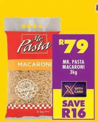 Shoprite MR. PASTA MACARONI 3kg offer