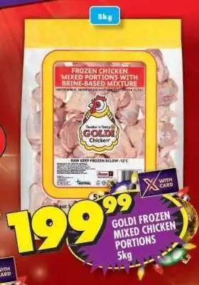 Shoprite GOLDI FROZEN MIXED CHICKEN PORTIONS 5kg offer