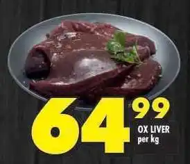 Shoprite Ox Liver offer