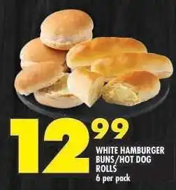 Shoprite WHITE HAMBURGER BUNS/HOT DOG ROLLS offer