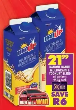 Shoprite DANONE DANUP MULTIGRAIN & YOGHURT BLEND offer