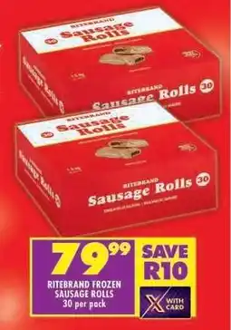 Shoprite RITEBRAND FROZEN SAUSAGE ROLLS offer