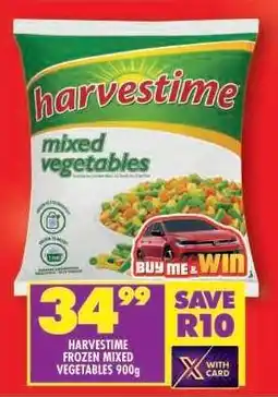 Shoprite HARVESTIME FROZEN MIXED VEGETABLES 900g offer