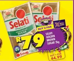 Shoprite Selati Golden Brown Sugar 2kg offer