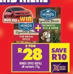 Shoprite Hinds Spice Refill offer