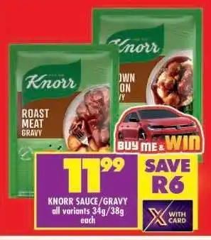 Shoprite KNORR SAUCE/GRAVY offer