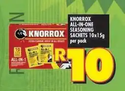 Shoprite KNORROX ALL-IN-ONE SEASONING SACHETS 10x15g per pack offer