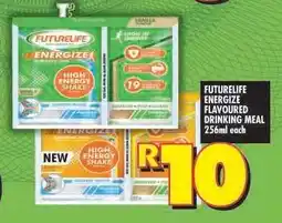Shoprite FUTURELIFE ENERGIZE FLAVOURED DRINKING MEAL 256ml each offer