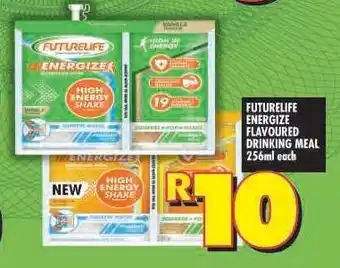 Shoprite FUTURELIFE ENERGIZE FLAVOURED DRINKING MEAL 256ml each offer