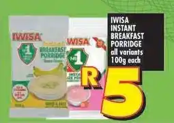 Shoprite IWISA Instant Breakfast Porridge offer