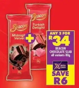 Shoprite BEACON CHOCOLATE SLAB offer