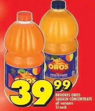 Shoprite Brookes Oros Squash Concentrate offer