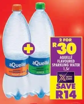 Shoprite aQuellé Flavoured Sparkling Water offer