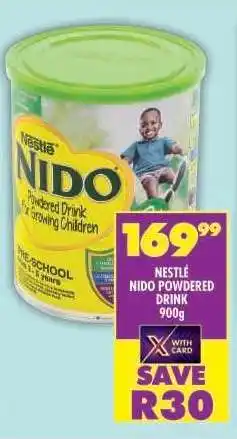 Shoprite NESTLÉ NIDO POWDERED DRINK 900g offer