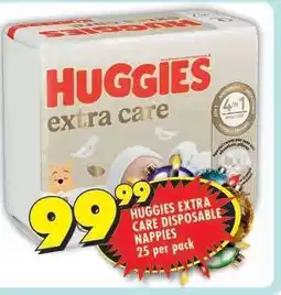 Shoprite Huggies Extra Care Disposable Nappies offer