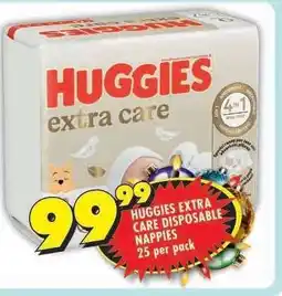 Shoprite Huggies Extra Care Disposable Nappies offer
