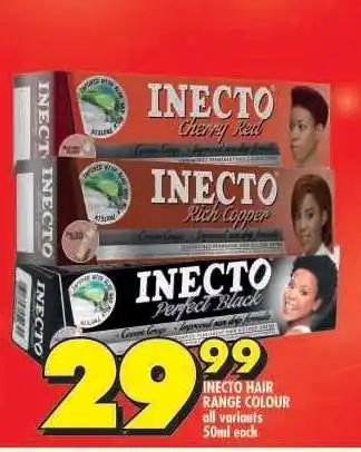 Shoprite INECTO HAIR RANGE COLOUR offer