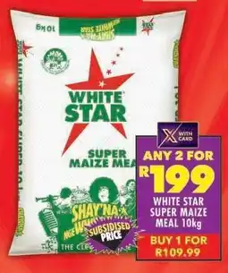 Shoprite White Star Super Maize Meal-10Kg offer