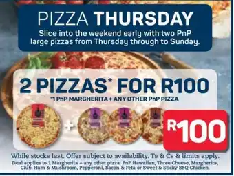 Pick n Pay Hypermarket 2 PnP Pizzas offer