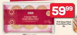Pick n Pay Hypermarket PnP Deep Filled Fruit Mince Pies 6s offer