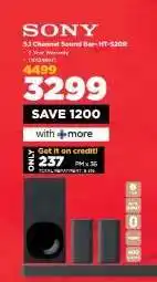 HiFi Corp Sony 5.1 Channel Sound Bar- HT-S20R offer