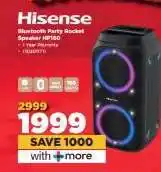 HiFi Corp Hisense Bluetooth Party Rocket Speaker HP100 offer