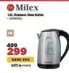 HiFi Corp Milex 1.8L Stainless Steel Kettle offer