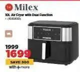 HiFi Corp Milex 10L Air Fryer with Dual Function offer