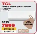 HiFi Corp TCL 12000BTU Breezeln Split Air Conditioner offer