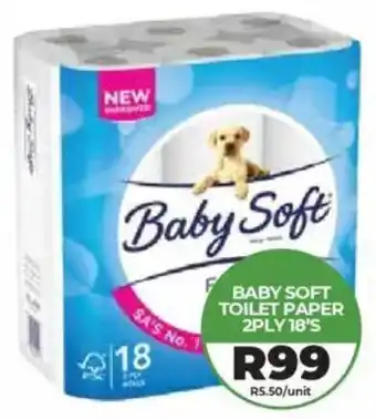 1UP Baby soft toilet paper 2ply offer