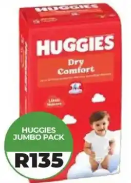 1UP Huggies jumbo pack offer