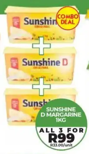 1UP Sunshine D Margarine offer